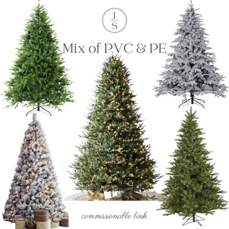 Trees that are a mix of PVC and PE! 

#christmas #christmastrees