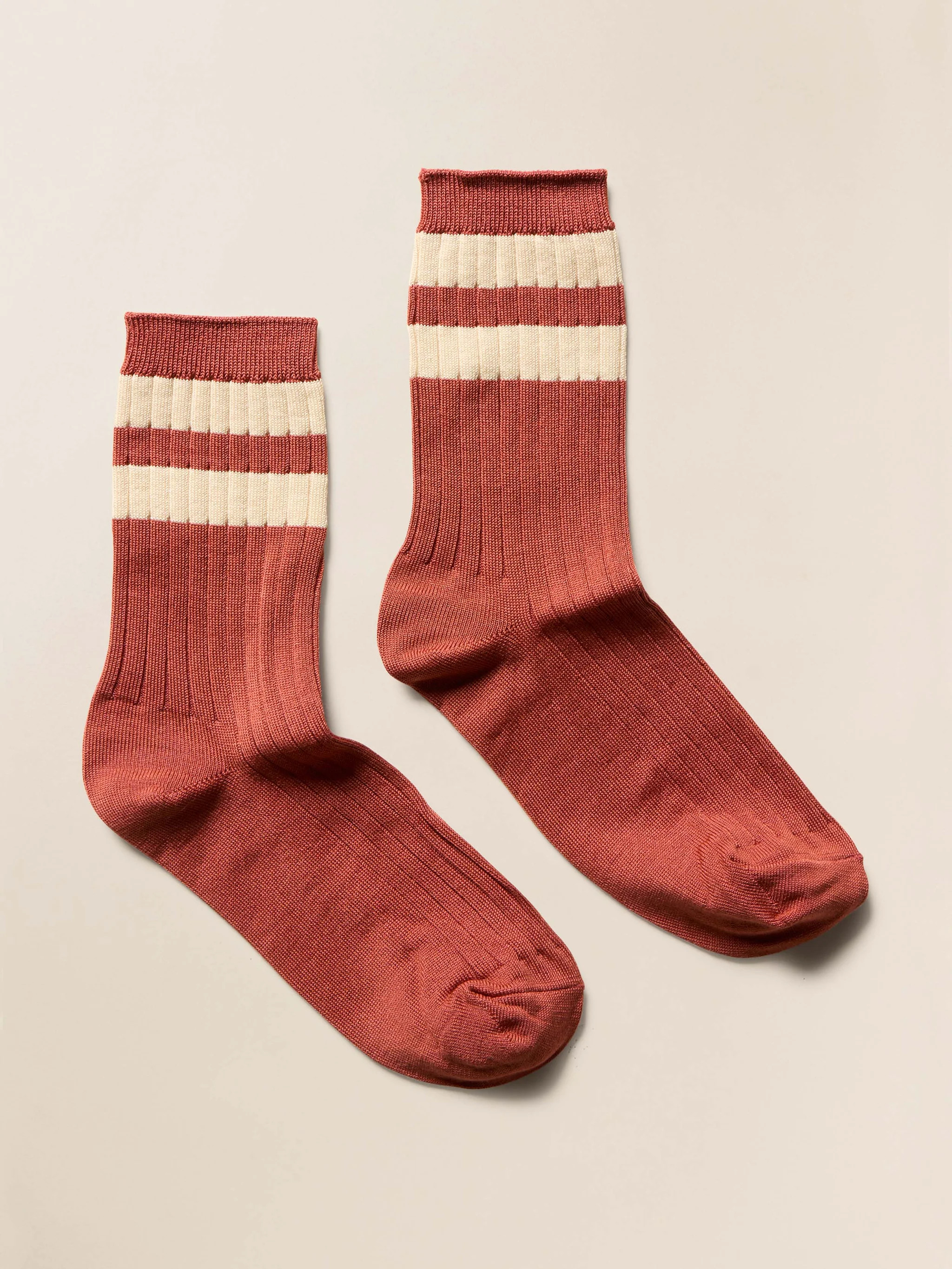 Le Bon Shoppe Her Varsity Socks - Tandori | Faherty