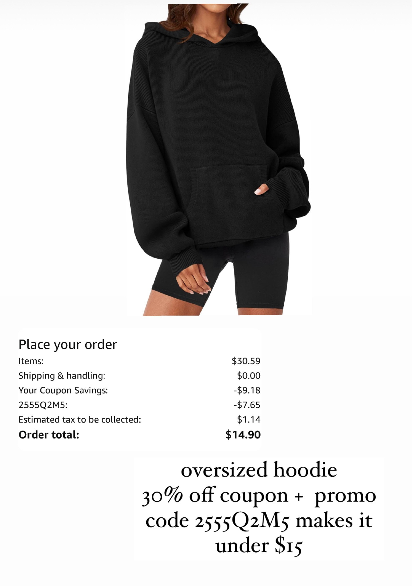 30% off coupon plus code to make it under $15

Get normal size - I went with small 

#LTKFitness #LTKOver40 #LTKFindsUnder50