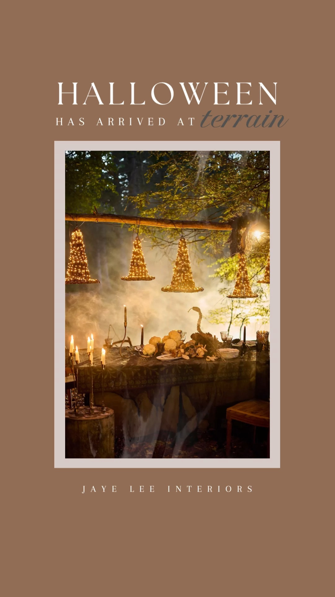 Terrain and Anthropologie have the best high-end Halloween decor year after year! Here are links to a few of my faves… New Anthro, new arrivals for fall, fall decor, #HalloweenDecor #HalloweenPartyDecorations #HalloweenDecorations #Pumpkins #WitchesHats #FlamelessCandles #FallWreath #BlackCandles #Spiders #HalloweenLights #HalloweenWreath #jleeinteriors

#LTKSeasonal #LTKHome