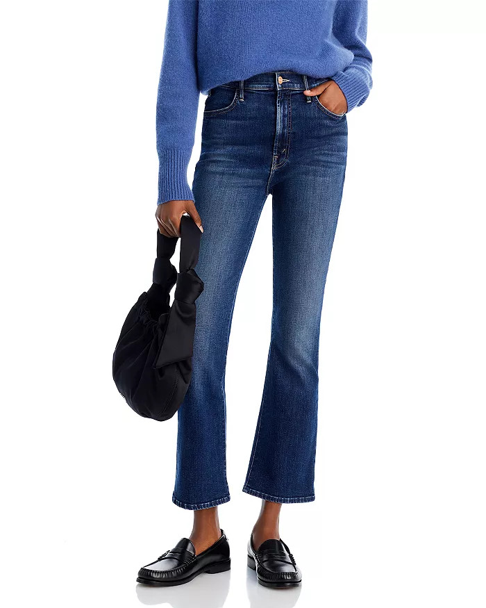 The Hustler High Rise Frayed Flare Leg Ankle Jeans | Bloomingdale's (US)