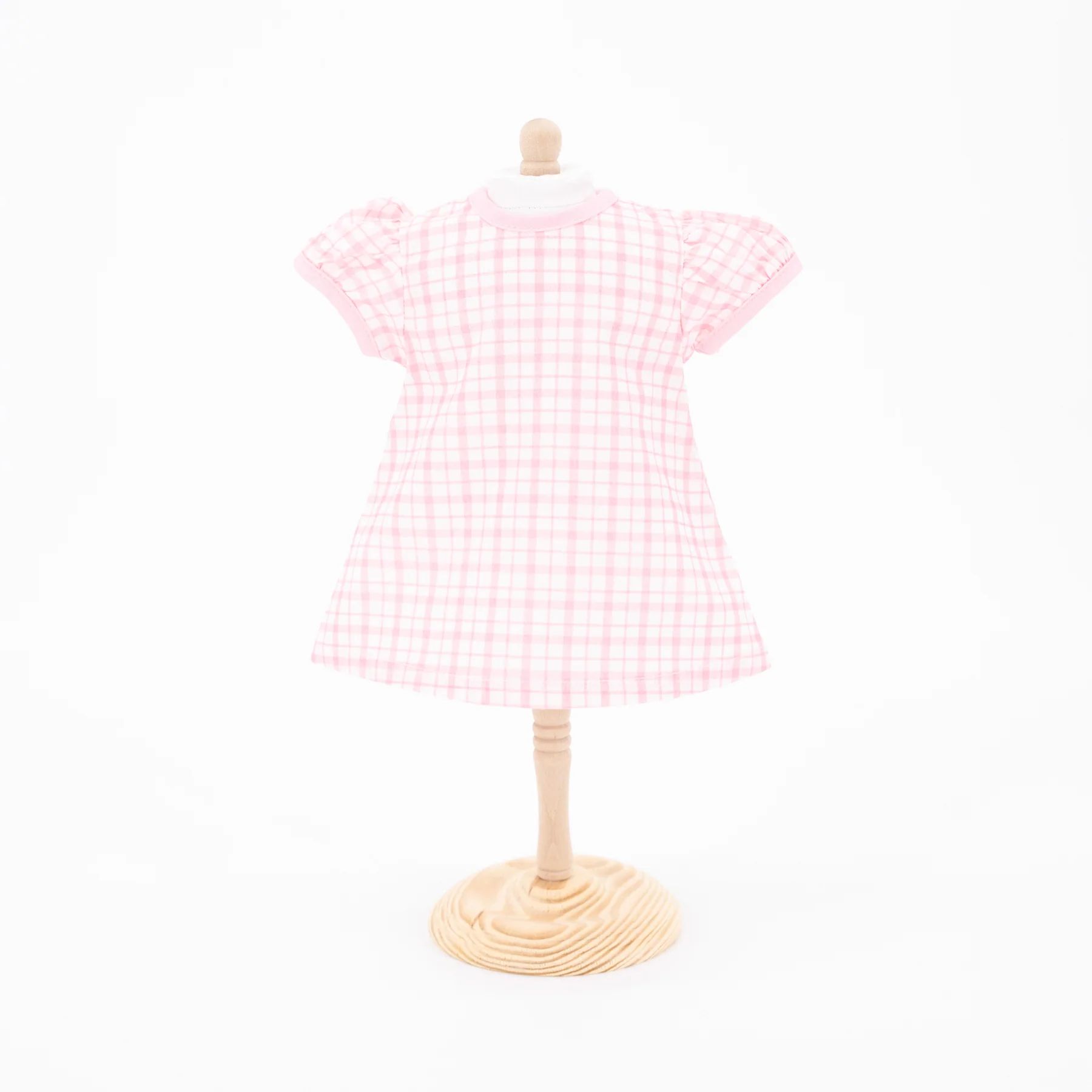 Amor Doll Dress - Pink Gingham | Dondolo