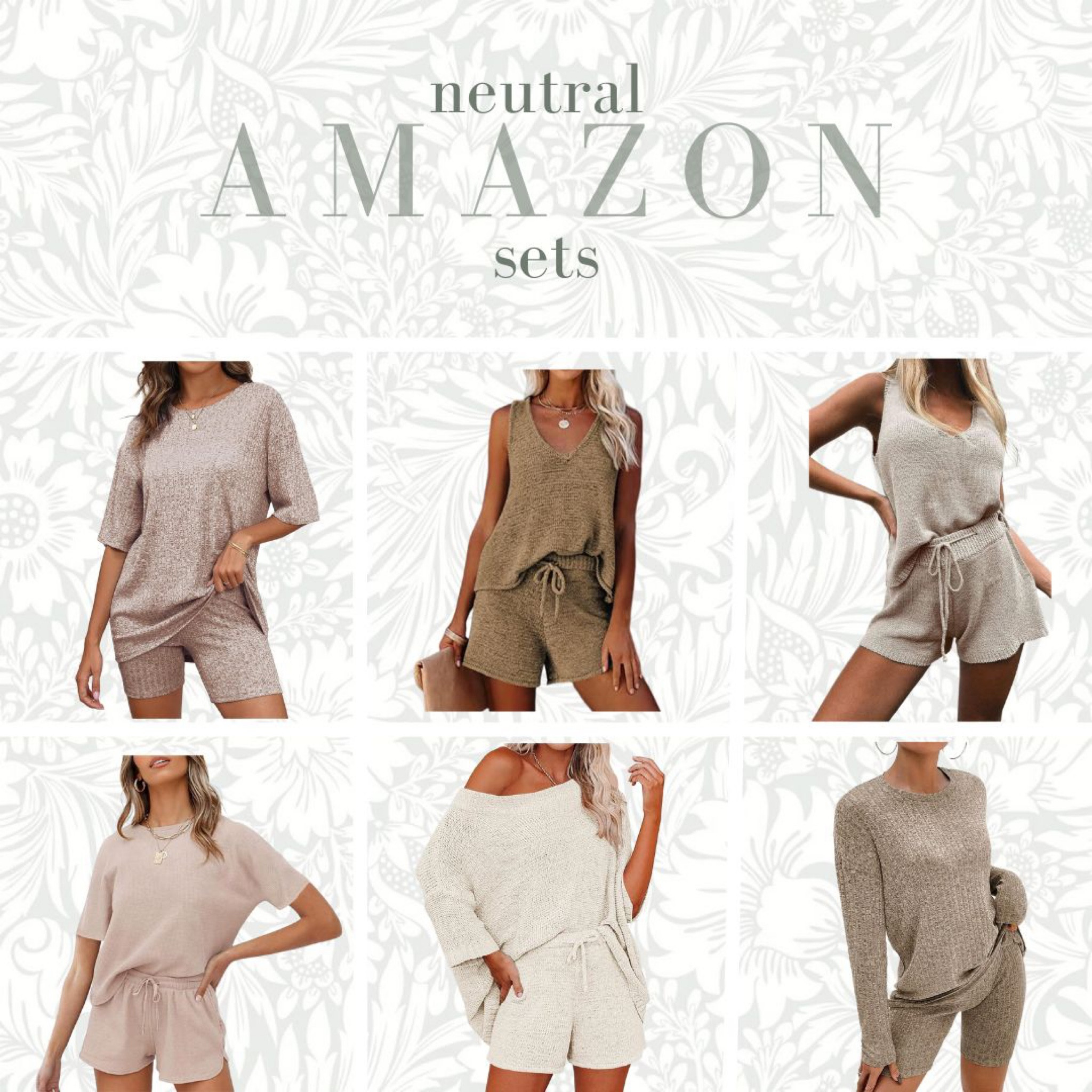 Neutral Amazon Sets 

#LTKunder50 #LTKtravel #LTKstyletip