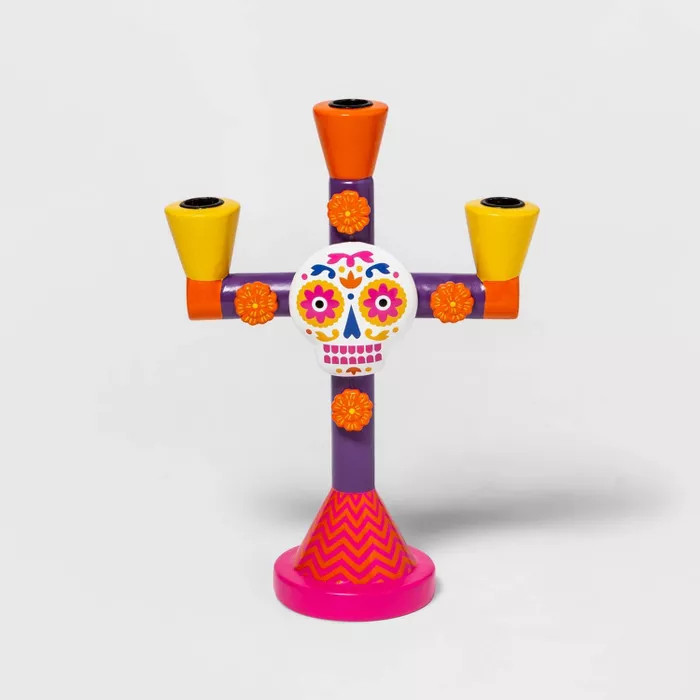 Día de Muertos Ceramic Multi Candle Holder - Designed with Luis Fitch | Target