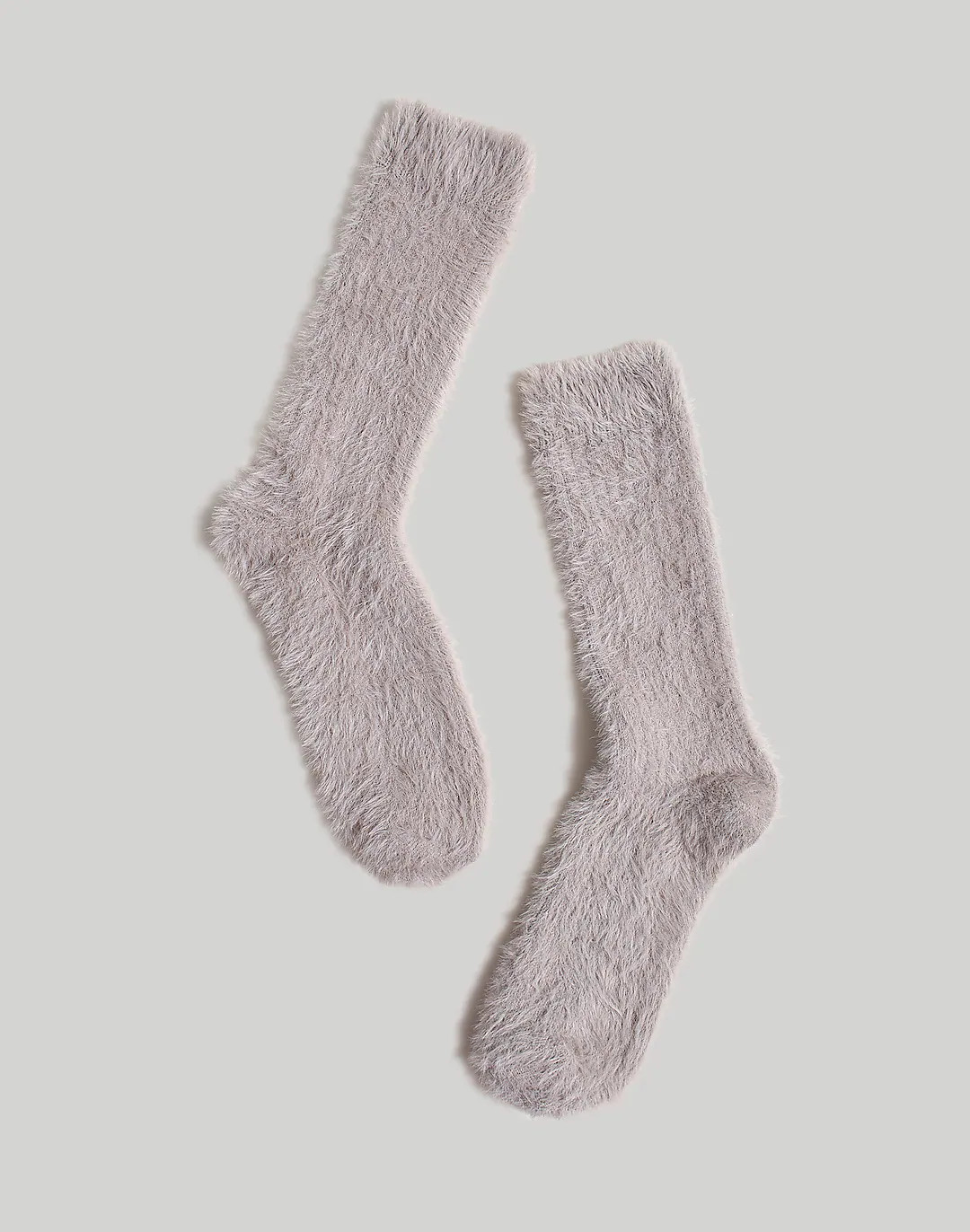 Fuzzy-Knit Trouser Socks | Madewell