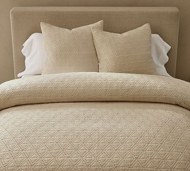 Diamond Matelasse Duvet Cover | Pottery Barn (US)