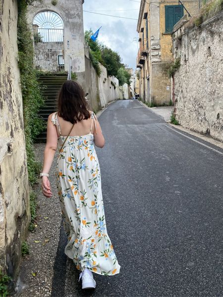 Adorable fruit inspired maxi dress for Italian coast summer 🧡

#LTKeurope #LTKSeasonal #LTKFind