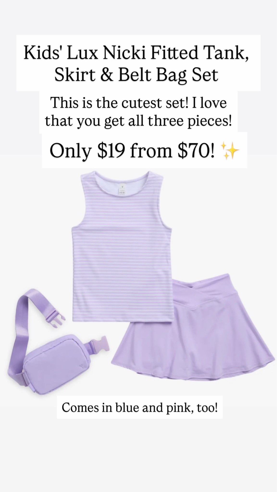 Is three piece sets for girls are adorable! Only $19 from $70!

#LTKKids #LTKSaleAlert