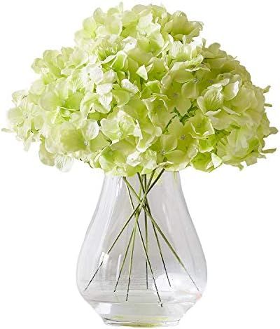 Kislohum Artificial Hydrangea Flower Heads Hydrangea Silk Flowers Head for Wedding Centerpieces Bouq | Amazon (US)