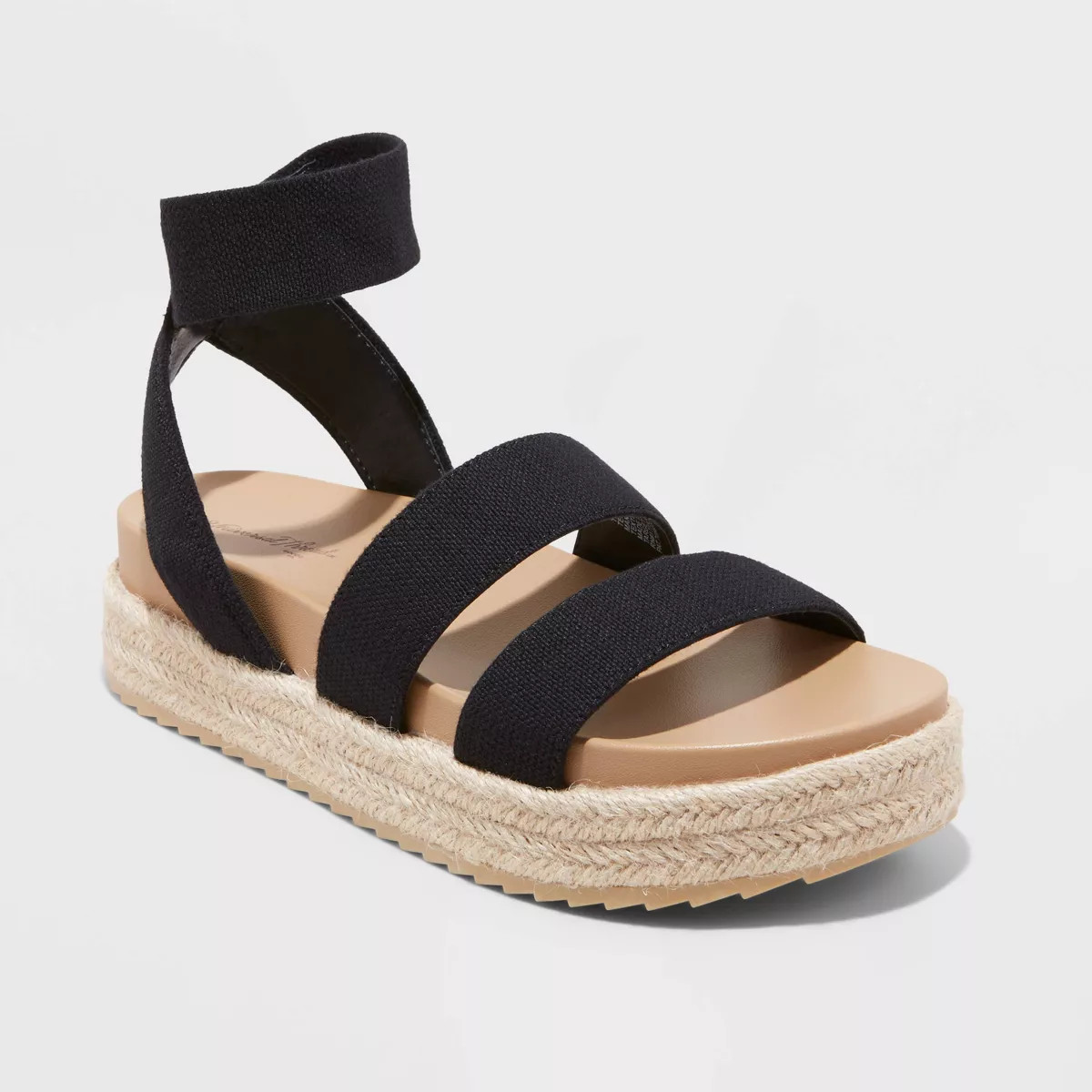 Women's Margie Platform Sport Sandals - Universal Thread™ Black | Target