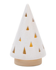 7in Ceramic Christmas Tree Decor With Led | The Hostess | T.J.Maxx | TJ Maxx