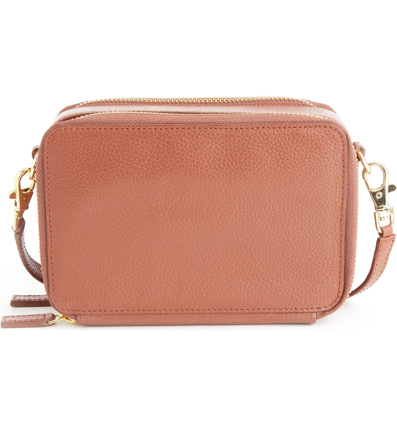 ROYCE New York Leather Crossbody Camera Bag | Nordstrom | Nordstrom