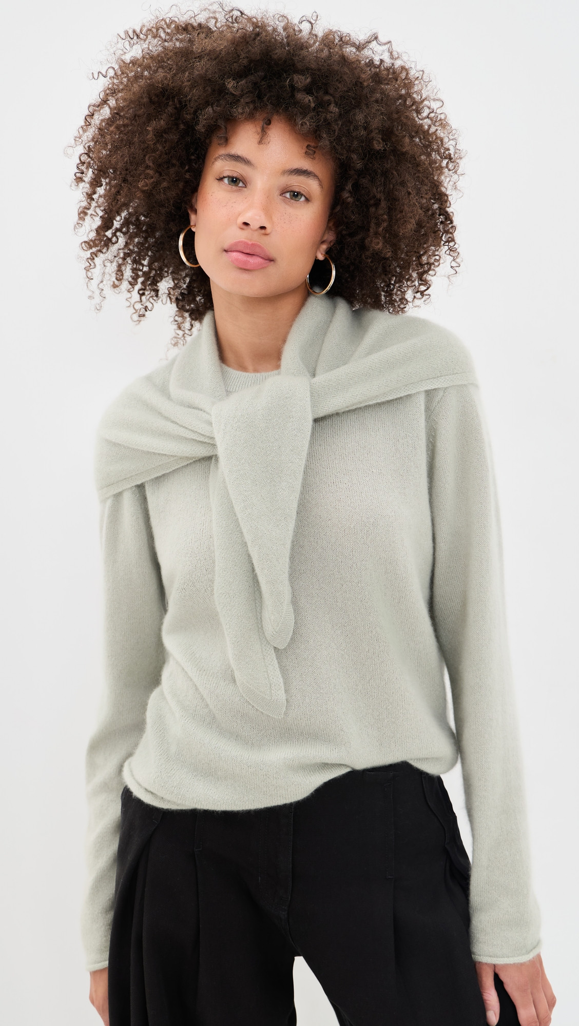 Softest Tissue Scarf Tie Top | Shopbop