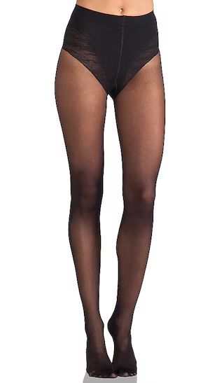 Tummy 20 Control Top Tights in Black | Revolve Clothing (Global)