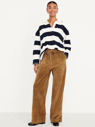 High-Waisted Pull-On Corduroy Pants | Old Navy (US)