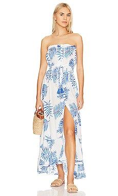 Tiare Hawaii Ryden Maxi Dress in Island Palm Blue from Revolve.com | Revolve Clothing (Global)