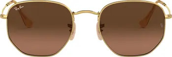 54mm Gradient Hexagonal Sunglasses | Nordstrom
