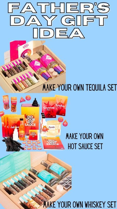 Father’s Day gift idea! 

Make your own tequila/ hot sauce/whiskey/vodka

Super unique!