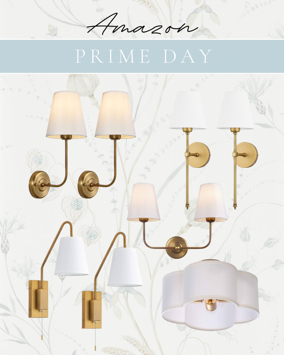 Amazon Prime Day: Brass wall sconces and flushmount lighting

#LTKsalealert #LTKxPrimeDay #LTKhome