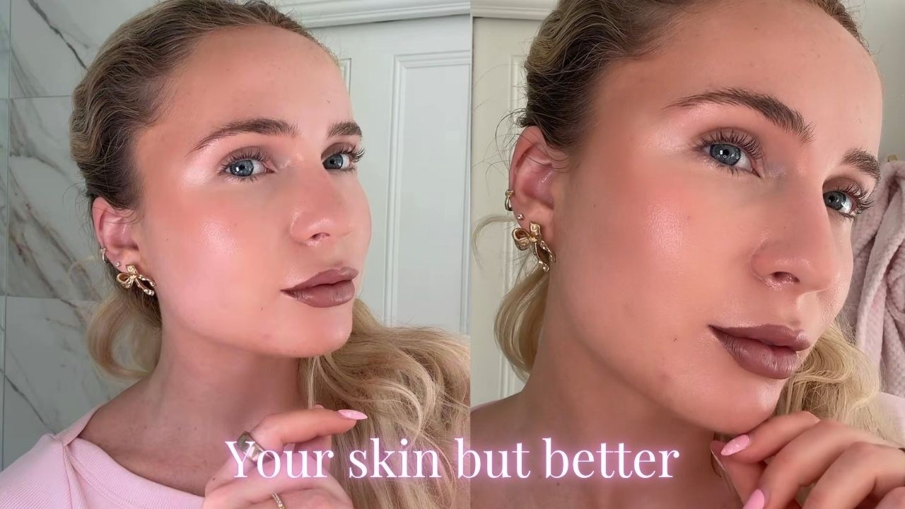 My skin but better glowy summer makeup tutorial on YouTube @augustahaynes 🫧🤍✨ #makeup #glowymakeup #skin #LTKBeauty 