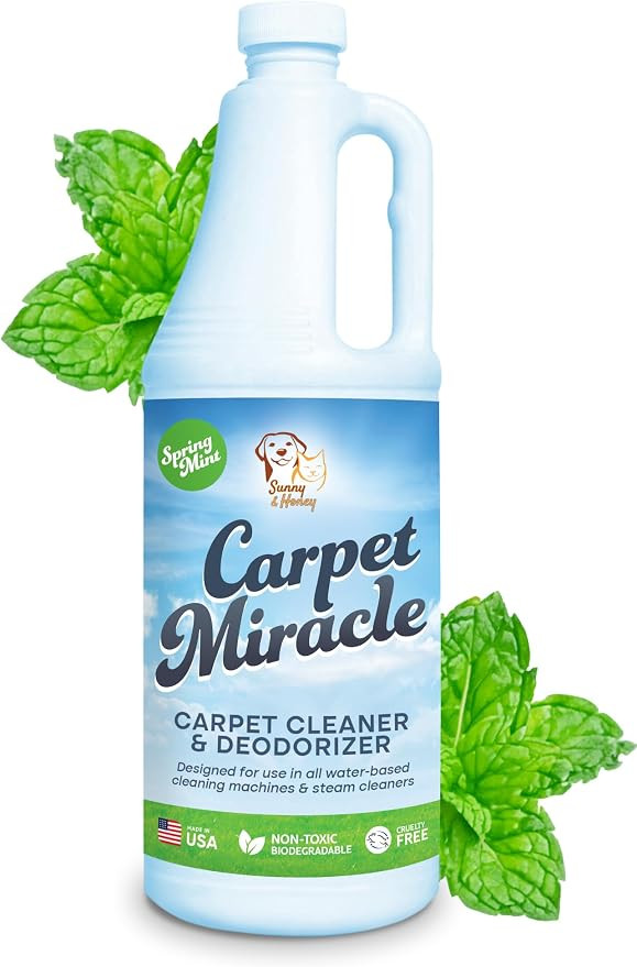 Carpet Miracle - Carpet Cleaner Shampoo Solution for Machine Use, Deep Stain Remover and Odor Deo... | Amazon (US)