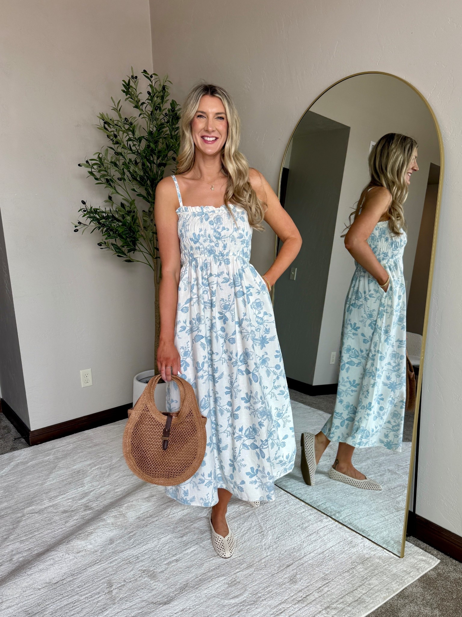 Wearing my true size medium in this dress. Such a cute sundress for summer from target

#LTKSeasonal #LTKSaleAlert #LTKTall