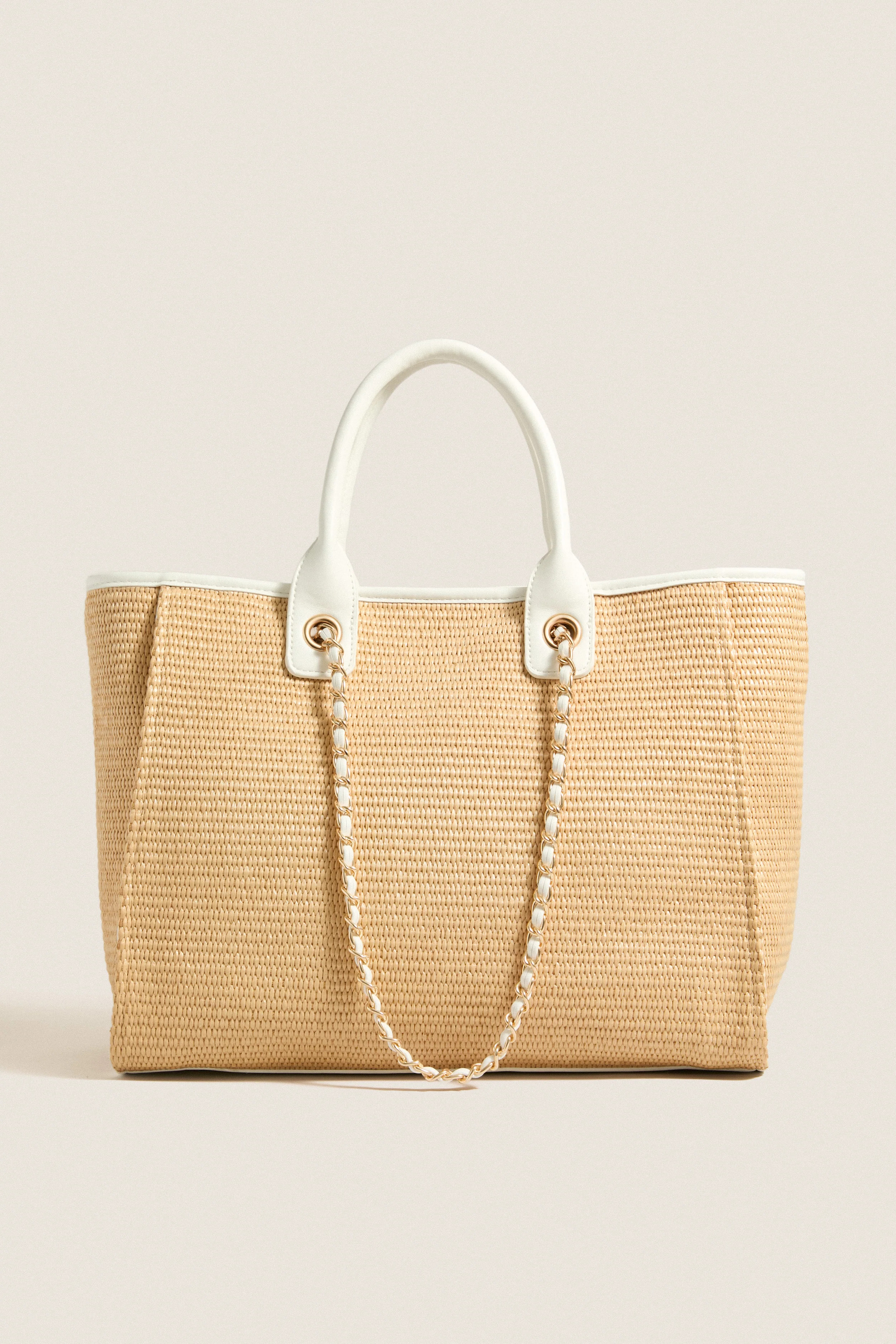 Natural White Jaxon Tote | Tuckernuck (US)