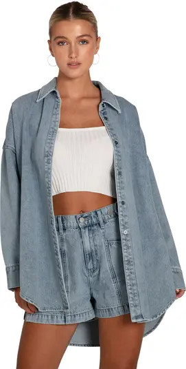 Into Him Oversized Denim Shirt | Nordstrom