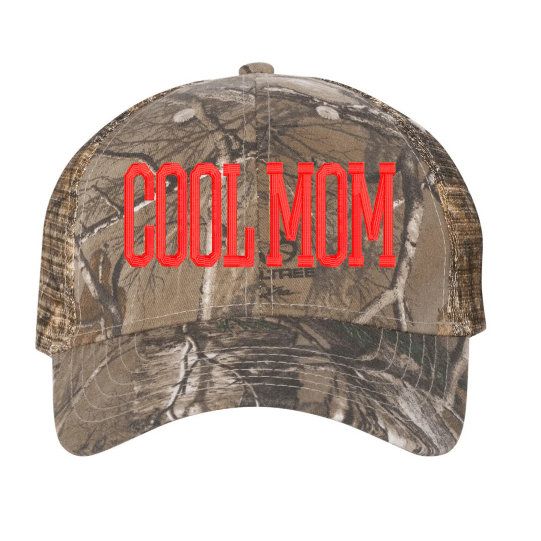 Camo 3D Embroidery Trucker Hat | United Monograms