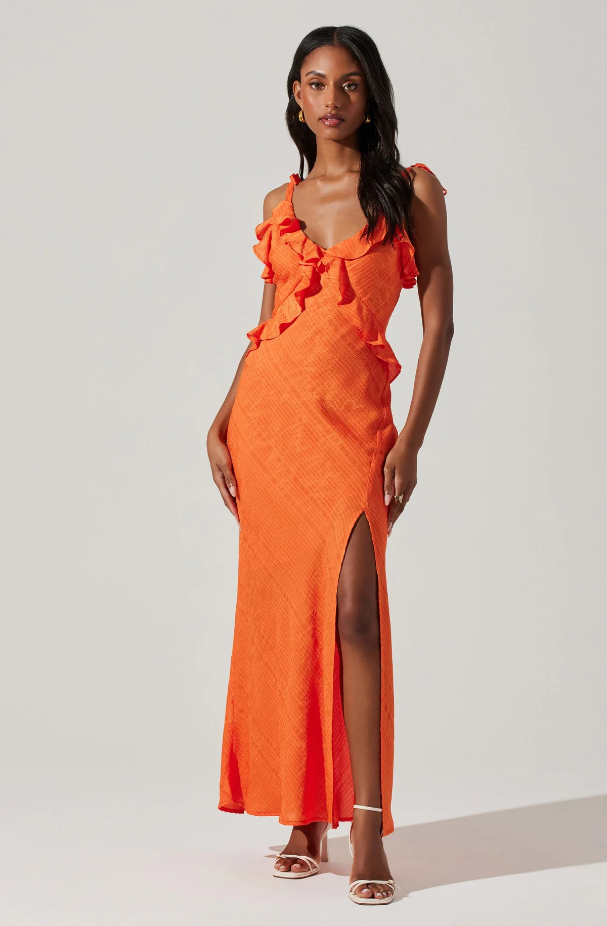 Sorbae Ruffle Maxi Dress | ASTR The Label (US)