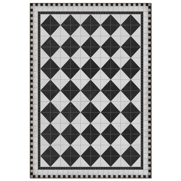 American Art Decor Decorative Vinyl Floor Mat Mosaic - 4.5' x 6.5' | Bed Bath & Beyond