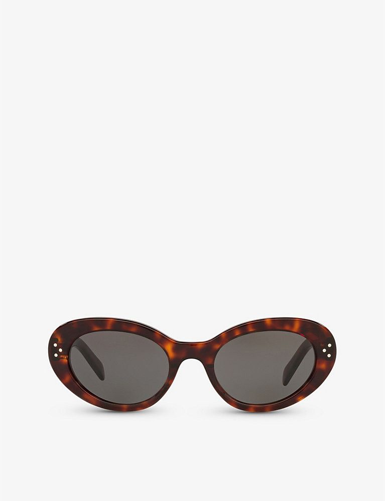 CL000311 CL40193I cat-eye tortoiseshell acetate sunglasses | Selfridges