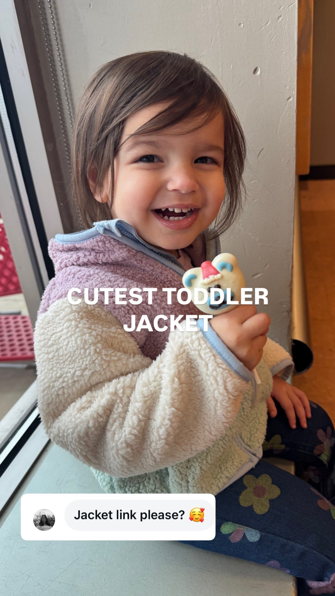 The cutest toddler jacket! It’s a warm teddy jacket perfect for the fall 🖤 honestly I need one for myself 😂 

#LTKootd #LTKmomlife #LTKKids