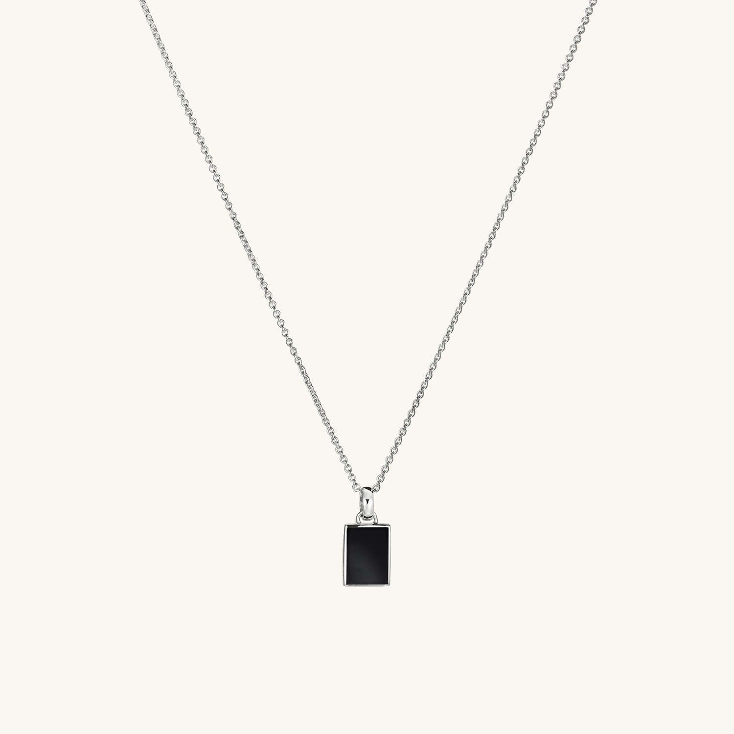 Black Onyx Pendant Necklace | Mejuri (Global)