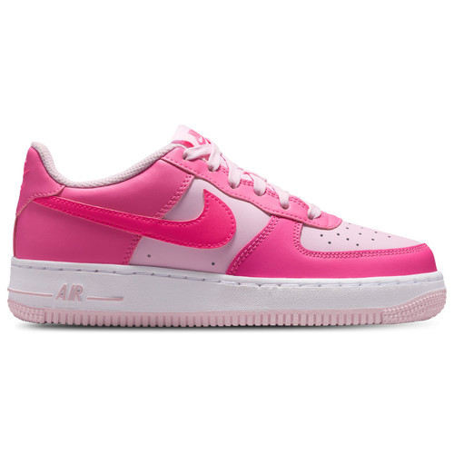 Nike Girls Nike Air Force 1 - Girls' Grade School Basketball Shoes Pinksicle/Hyper Pink Size 7.0 | Champs Sports