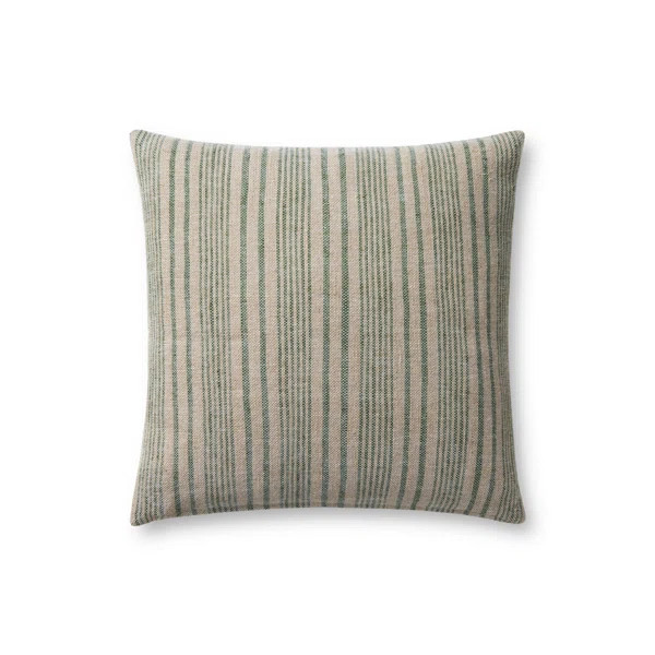 Magnolia Home By Joanna Gaines X Loloi Elaine Beige / Sage Pillow | Wayfair North America