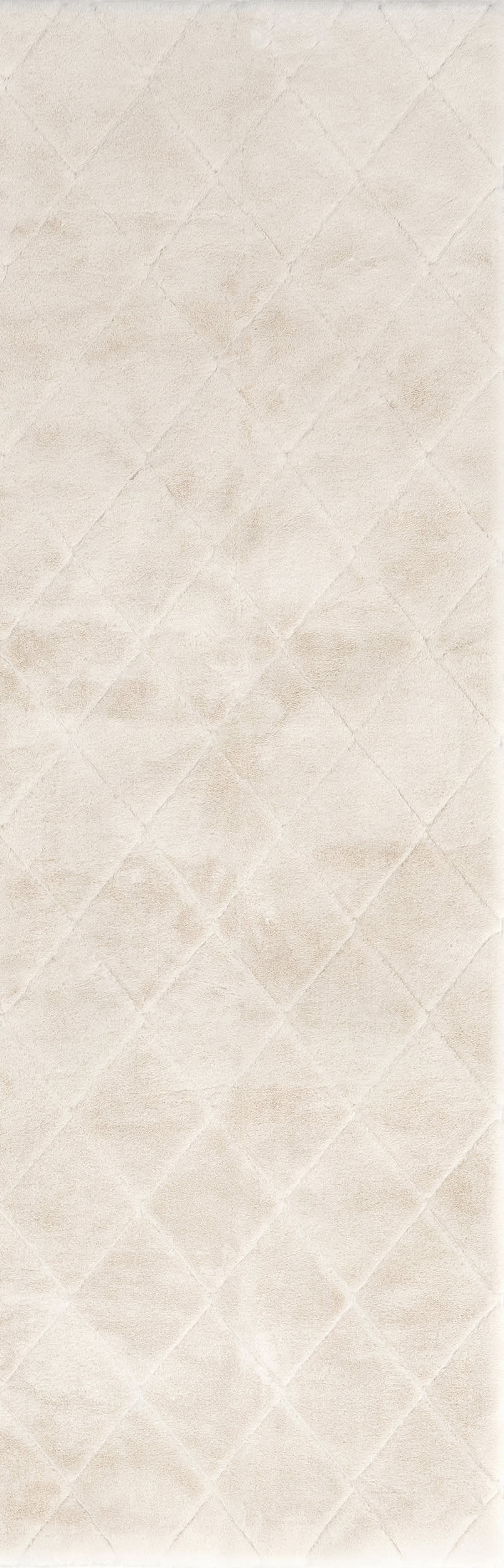 Beige Jaylene Trellis Plush Cloud Washable 2' 6"" x 8' rug | Rugs USA