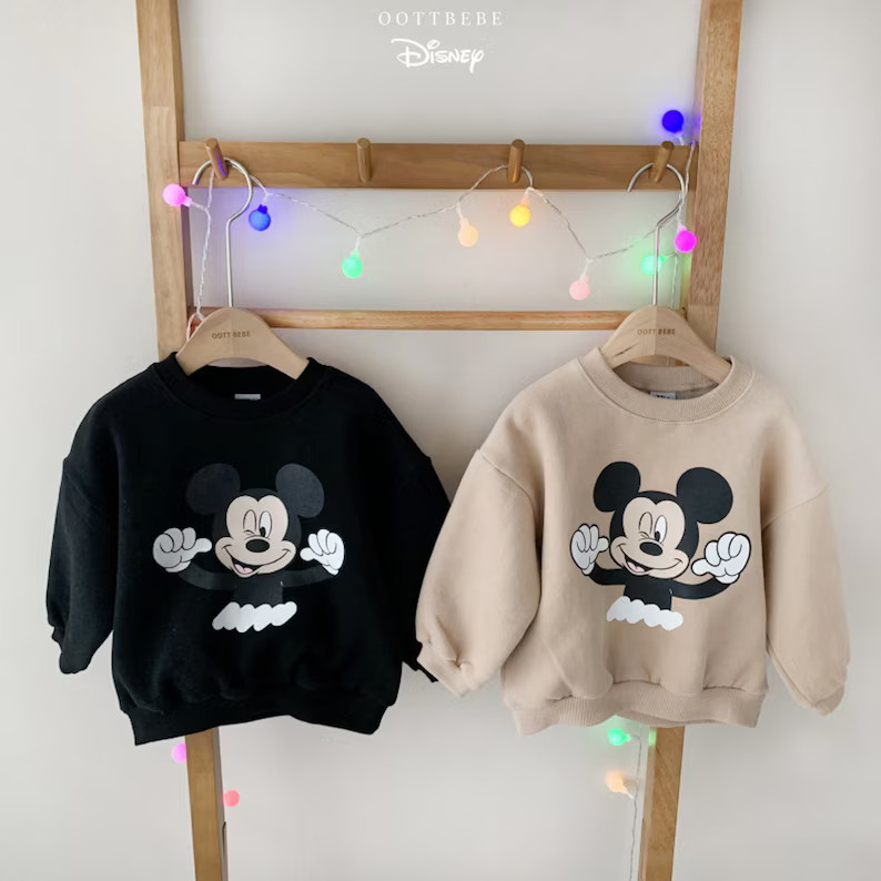 Kids Mickey Fleece-lined Sweatshirt Toddler Mickey Sweater | Etsy | Etsy (US)