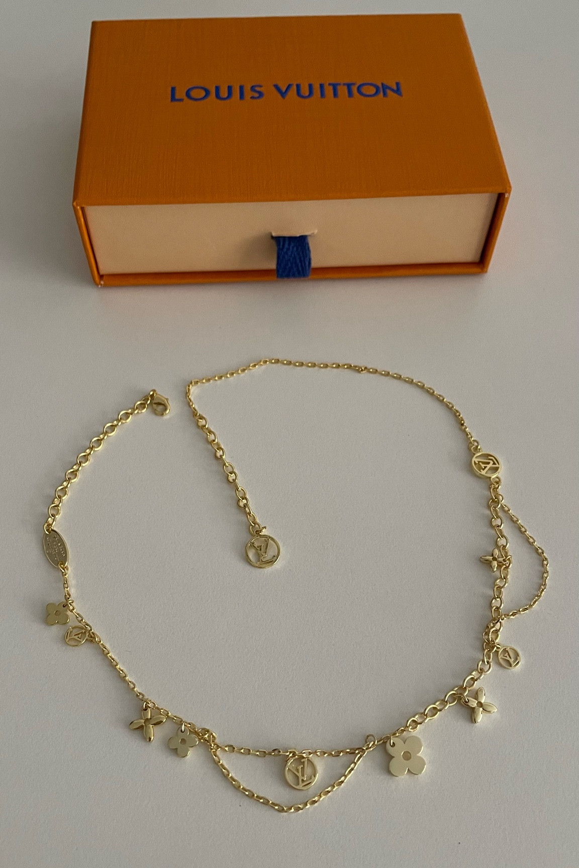 Pre-owned Gold Blooming Supple Necklace
