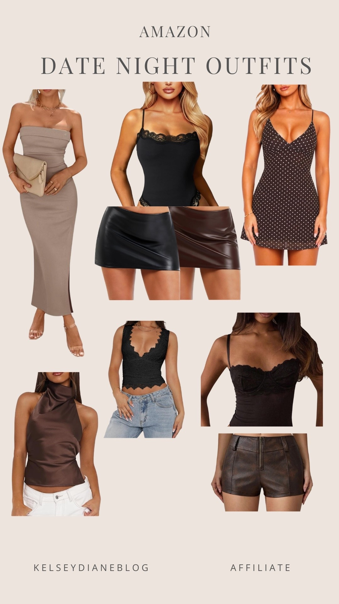 Date night outfits - Mini dress, Silk tops, Tank tops, Halter necks, Skirts, Shorts, and more! #Datenight #Goingout #Girly #Party

#LTKcanada #LTKsummer #LTKdresses