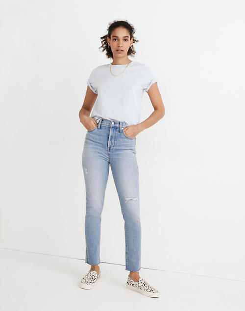 The Petite Perfect Vintage Jean in Coffey Wash: Worn-In Edition | Madewell