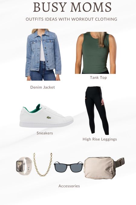I love the denim jacket with this green tank top underneath! Alyth also has a tank top with in-built bra so you don’t have to wear one to be more comfortable. 

#LTKfitness #LTKfindsunder100 #LTKActive
