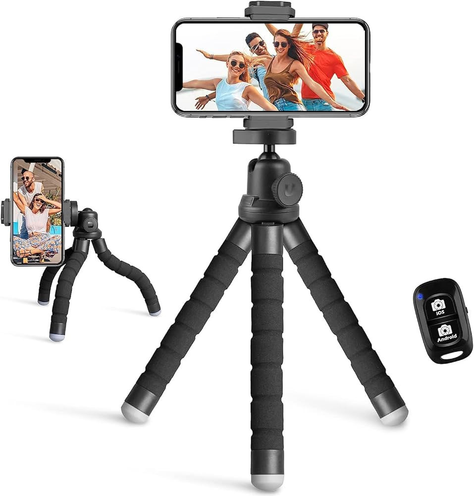 Eicaus Portable and Flexible Phone Tripod Stand for Cellphones, Compact Mini Tripod with Remote f... | Amazon (US)
