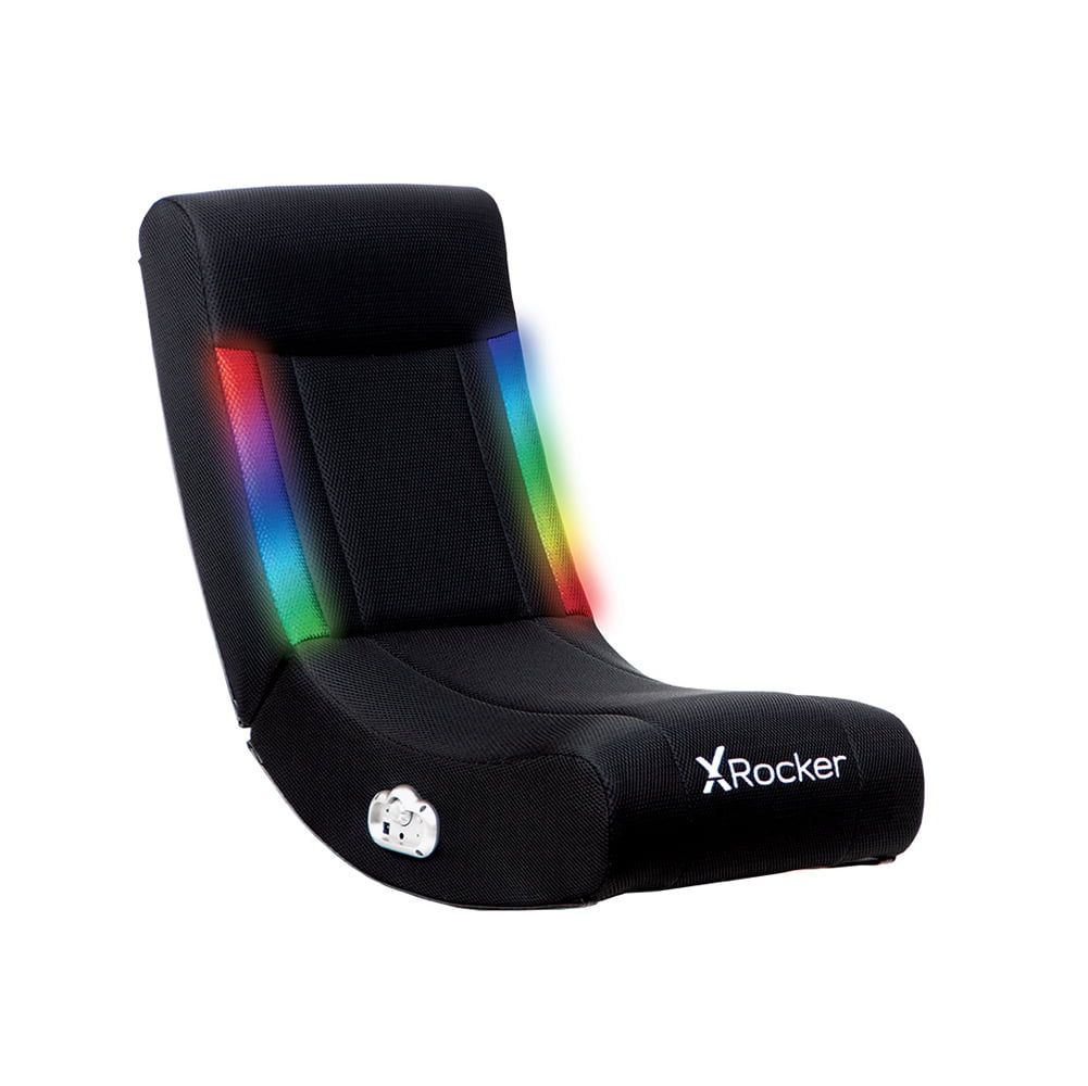 X Rocker Solo RGB Audio Floor Rocker Gaming Chair, Black Mesh 29.33 in x 14.96 in x 24.21 in | Walmart (US)