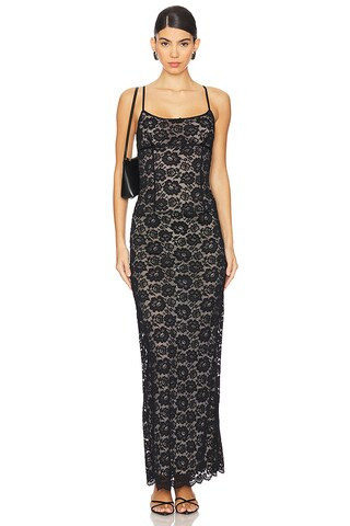 Thais Dress in Jet Black | Revolve Clothing (Global)