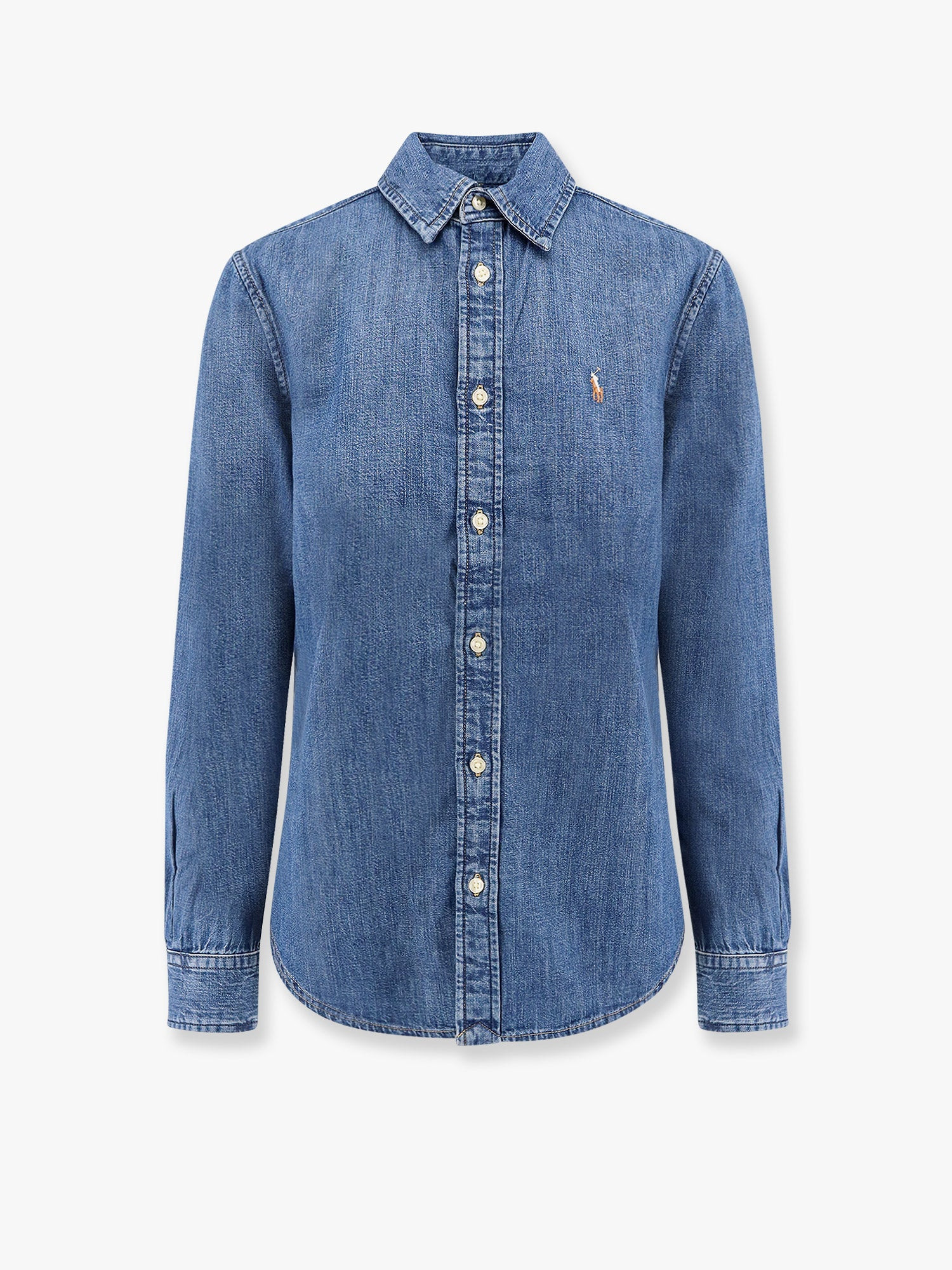Denim slim fit shirt - POLO RALPH LAUREN - gender_Man | Nugnes 1920