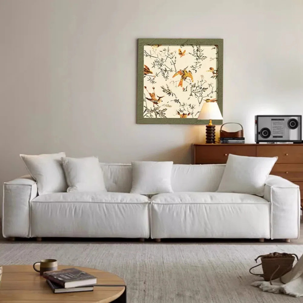 White Wabi-Sabi Tofu-Block Living Sofa | Wayfair North America