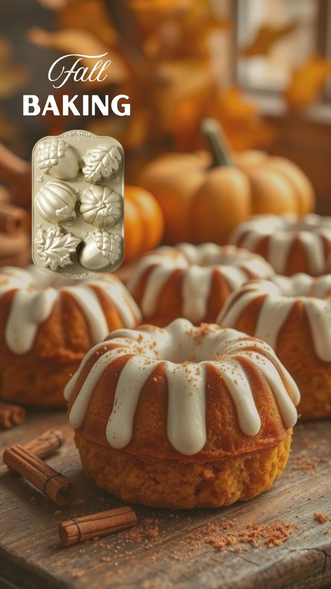 Fall baking fun 🍂🧡

Pumpkin cake, cakelet pans, pumpkin spice, Williams Sonoma, fall baking, fall entertaining, fall dessert ideas

#LTKHome #LTKFindsUnder50 #LTKSeasonal