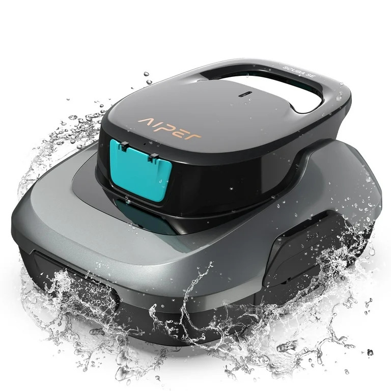 Aiper Scuba SE Cordless Pool Vacuum Robotic Cleaner for Flat Above Ground Pools - Walmart.com | Walmart (US)