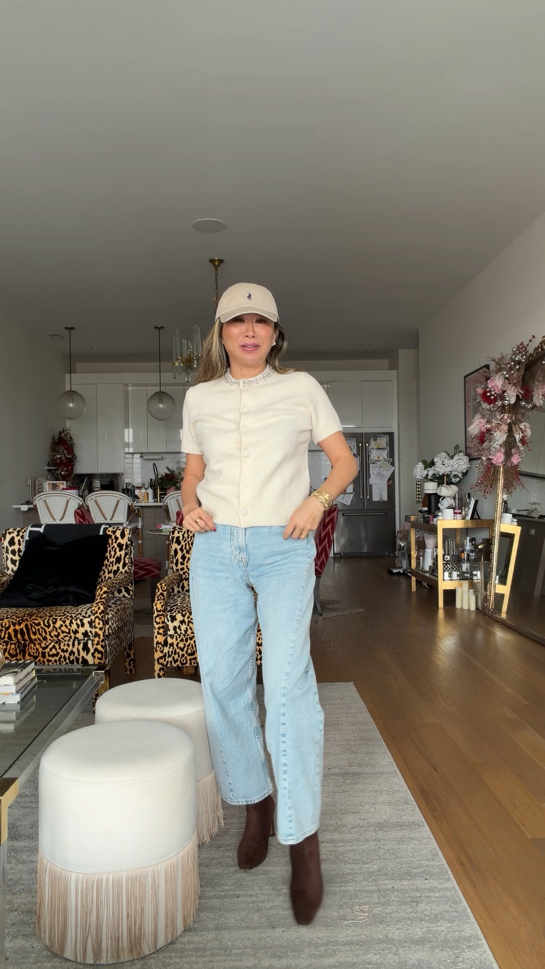 Zara fit size small and 4 in jeans. Affordable spring fit. Best jeans. Amazon boots 

#LTKootd #LTKgrwm